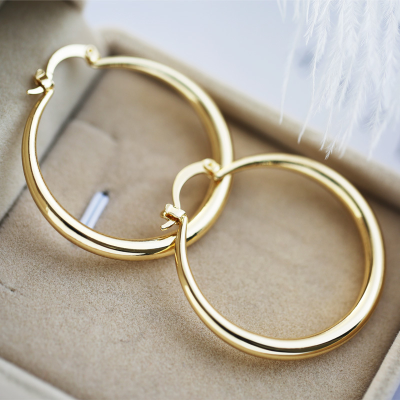 Vintage Goldene Creolen