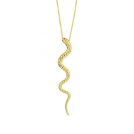 Kette mit Schlangenanhänger aus 925er Sterlingsilber