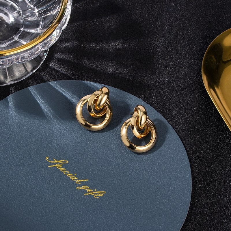 Luxus Gold Ohrringe