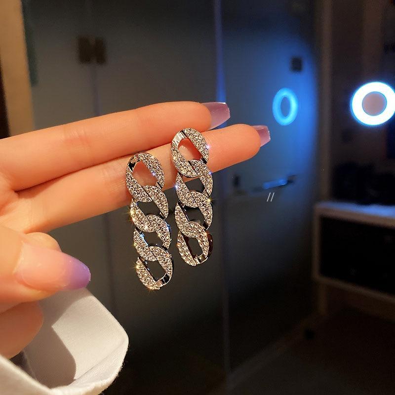 Luxus Ohrringe mit Schleifen in Silber und Zirkonia