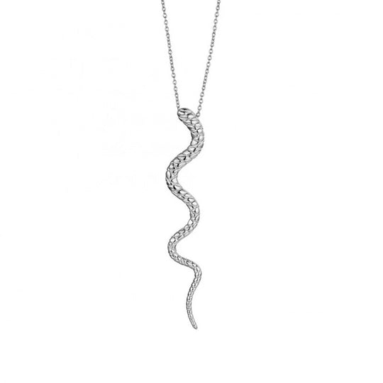 Kette mit Schlangenanhänger aus 925er Sterlingsilber