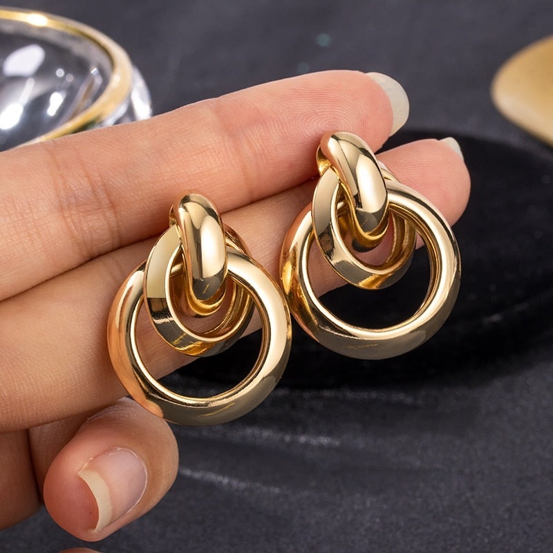 Luxus Gold Ohrringe