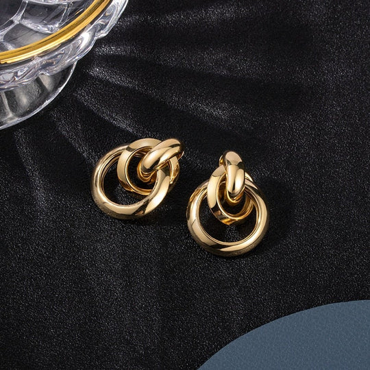 Luxus Gold Ohrringe