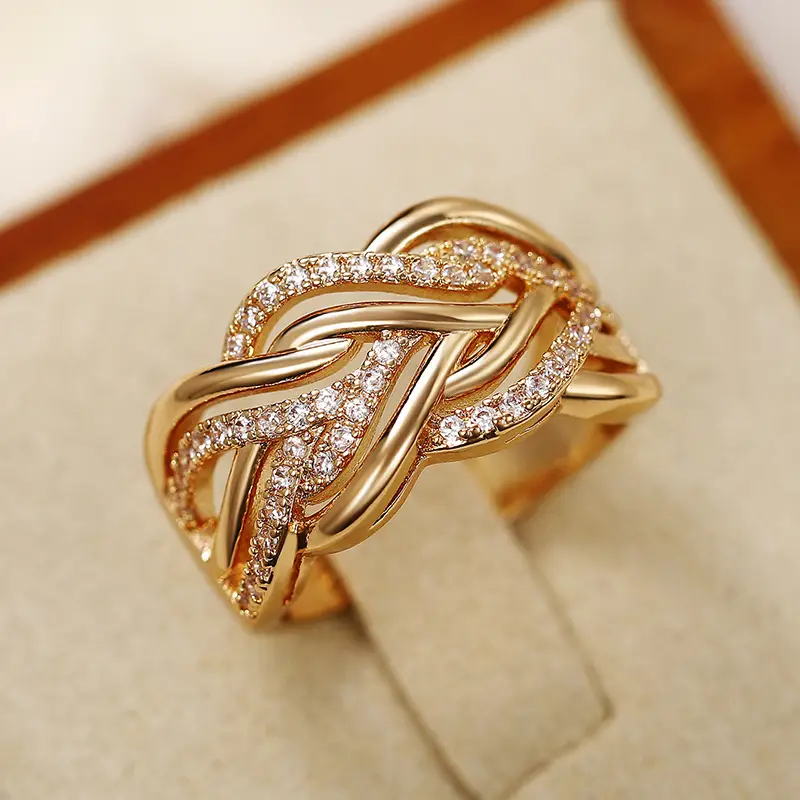 Zirkonia Goldring
