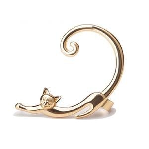 Katzen-Ohrringe in Full-Ear-Form